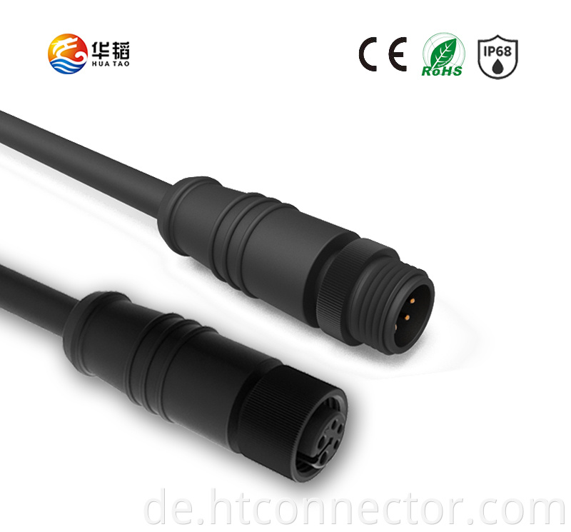 Metal waterproof connector